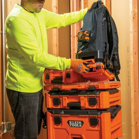 Klein Tools Tool Bag, Orange, Impact Resistant Polymers 54812MB